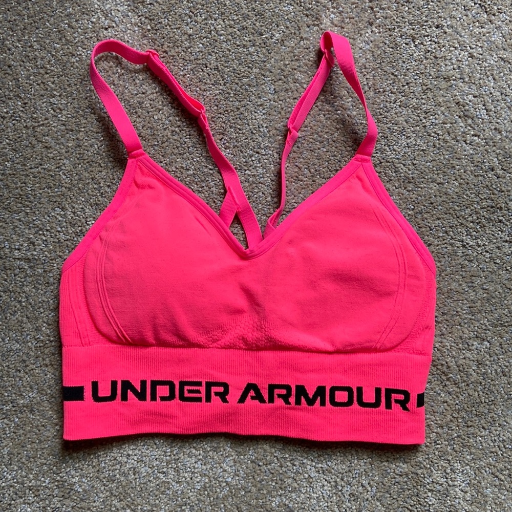 Under Armour Pink Sports Bra